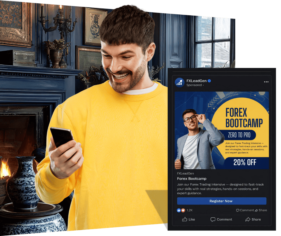 Real-time forex trading leads delivered instantly to brokers